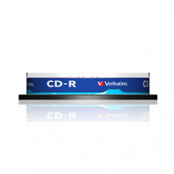 SCATOLA 10 CD-R DATALIFE SPINDLE 1X-52X 700MB SERIGRAFATO CRYSTAL